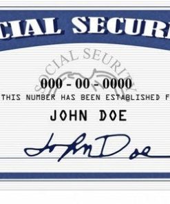 Social Security Number – UNITED STATES